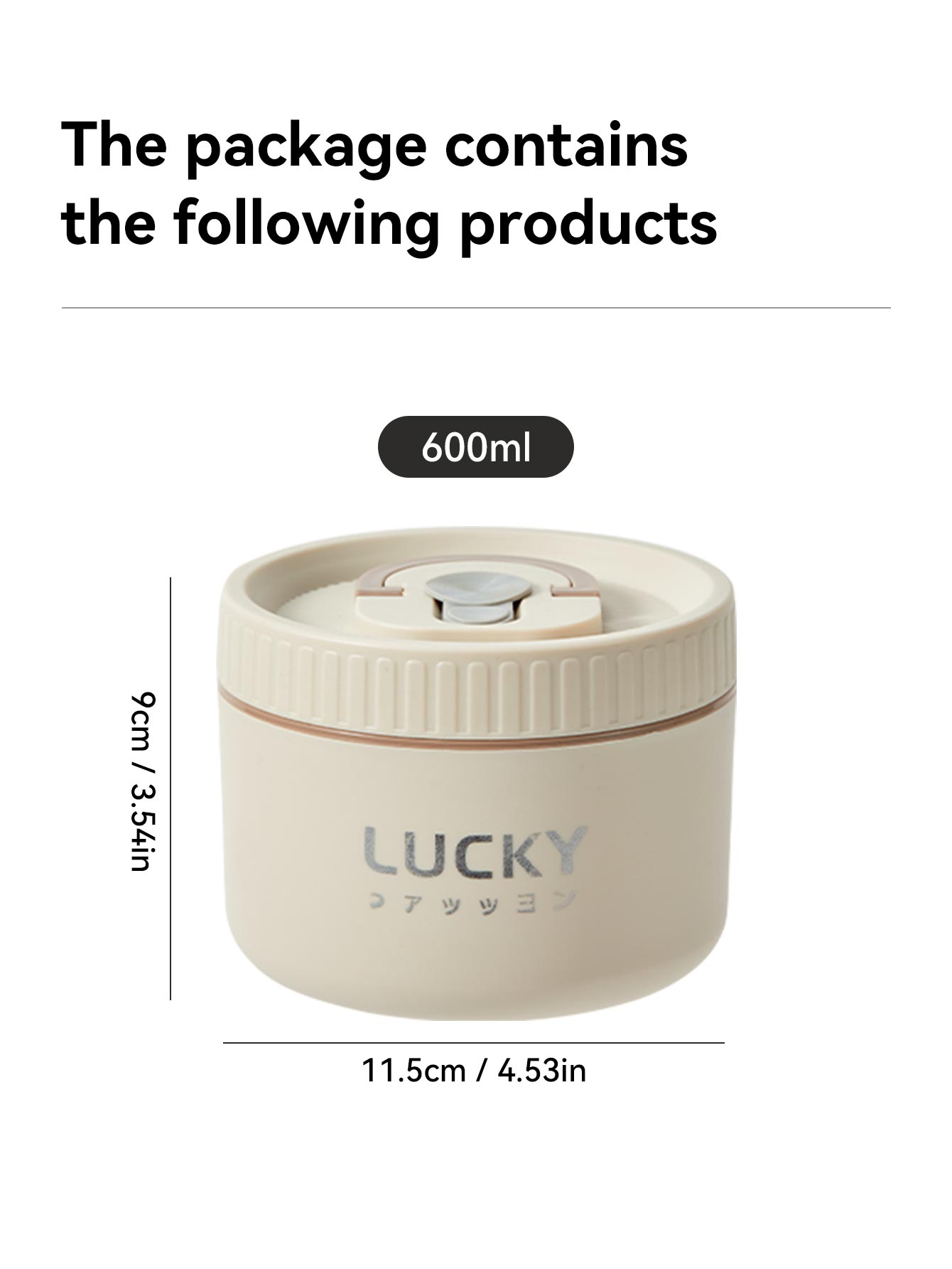 WORTHBUY Portable Insulated Lunch Box 304 Stainless Steel Bento Box With Cutlery&Thermal Bag Microwave Leak-proof Food Container: Brown