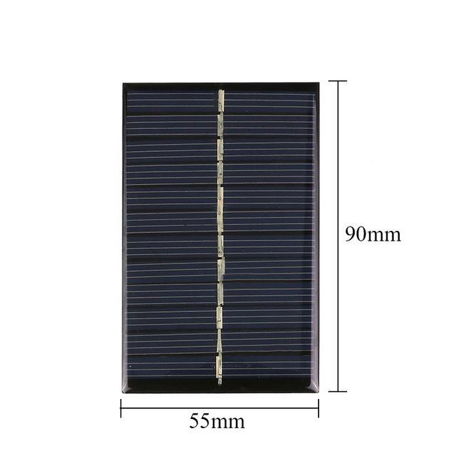 12 6 5 v v v Epóxi painel Solar pequeno tamanho de alta qualidade mini célula painel solar para a energia solar DIY carregador de bateria de brinquedo luz ect.: 6V 0.6W