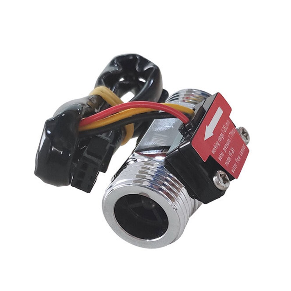 Metal Multifunction Home Water Flow Sensor Liquid Measuring Instruments Practical Flowmeter Portable Hall Effect