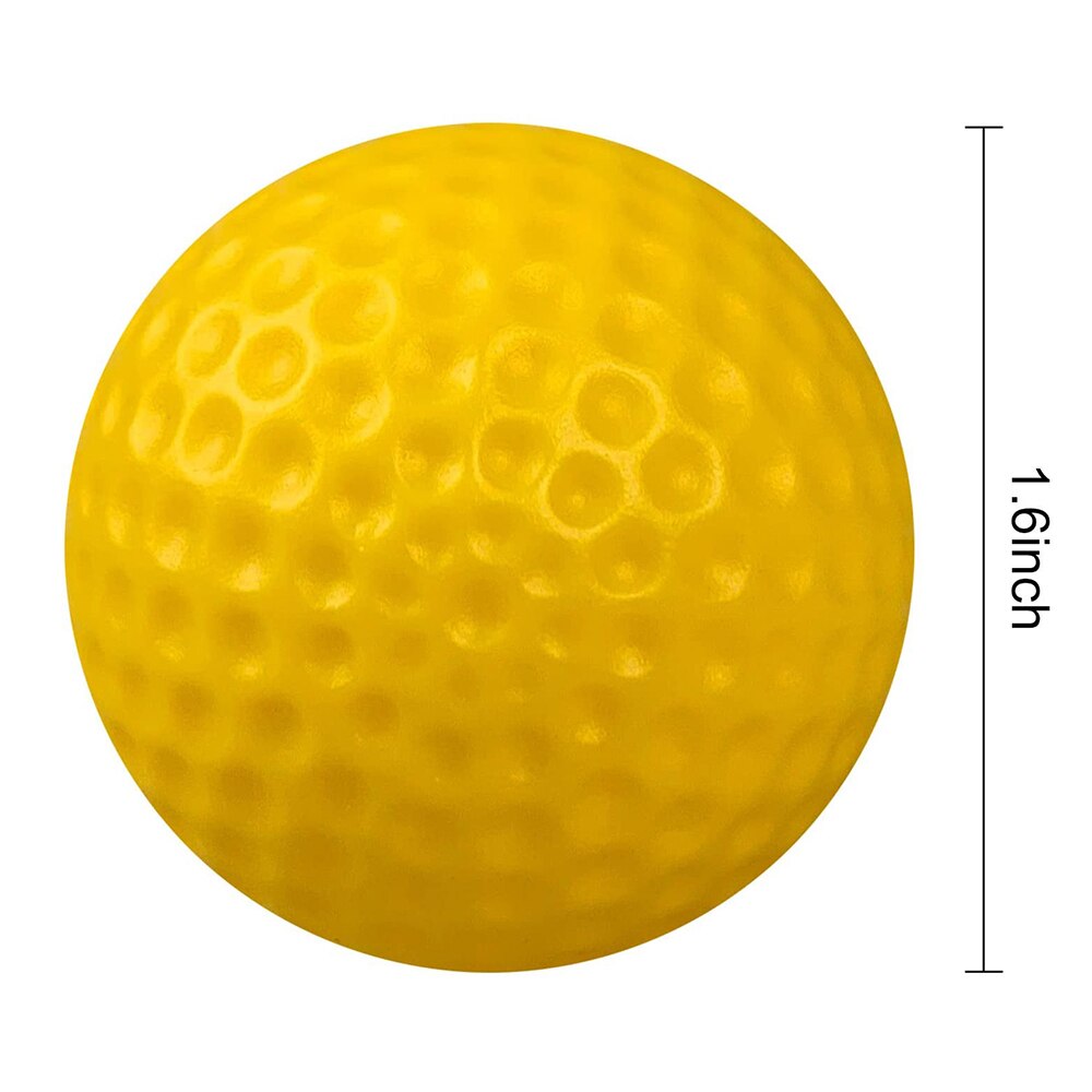 50pcs Golf Practice Ball Hollow Golf Plastic Ball for Indoor Training Golf Accessories Non-Porous Ball Golf Swing Training Aids