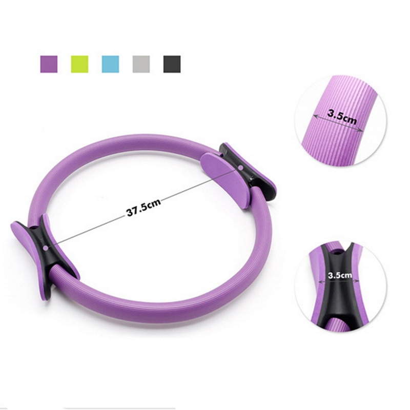 Yoga Circle Magic Ring Dual Grip Training Yoga hoop Women Fitness Slimming Gym Workout Tool