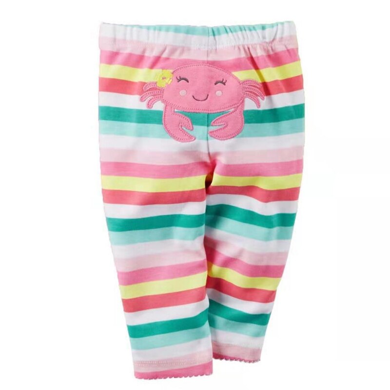 Pantalons PP colorés pour bébés, pantalons pour enfants, garçons et filles, à rayures, imprimés d'animaux, automne: A / 3T