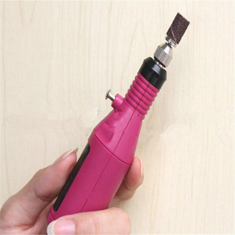 100Pcs Polisher Machine Bits Drill Grit Sanding Band Grinding Ring Nail Art Tool Drill Bit Accessories Sandpaper Rotary Tools