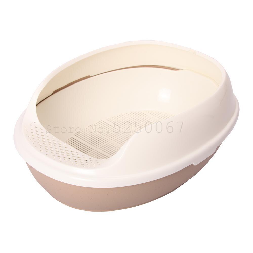 Kat toilet kat sand potte enkelt lag dobbelt lag fyrretræ bentonit kat sand potte mesh fed kat super stor lukket: Model 2