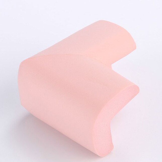 8pcs/lot 55mm*55mm Soft Table Desk Corner Protector Baby Safety Edge Corner Guards For Children Safety Protect Tape Cushion: 8pcs Pink