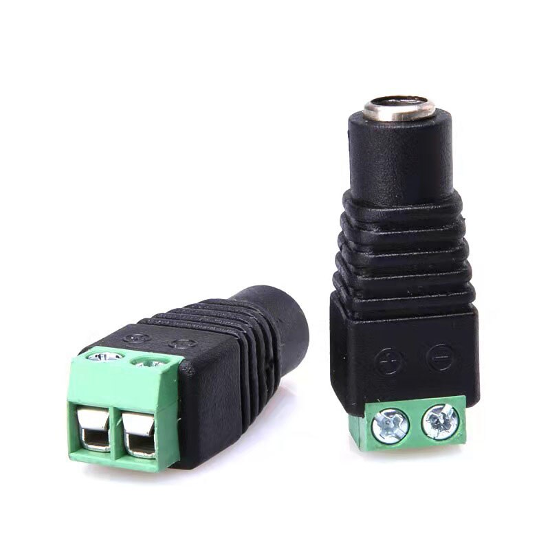 Bornera Conector DC 5.5x2.1 Mm Plug Macho De Alimentación