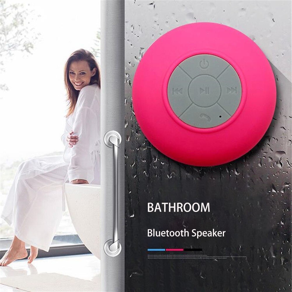 Vanntett Bluetooth-høyttaler med Sugekopp og Håndfri Samtale