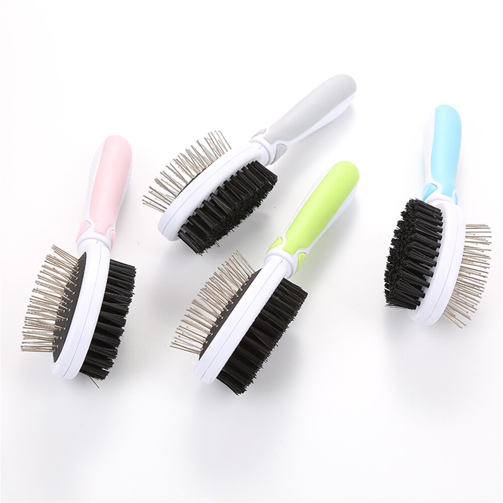 Cepillo para perros y Gatos, accesorios para Gatos y cachorros, productos para peinar y peinar, productos para perros pequeños, suministros para removedores de pelo para Mascotas #15