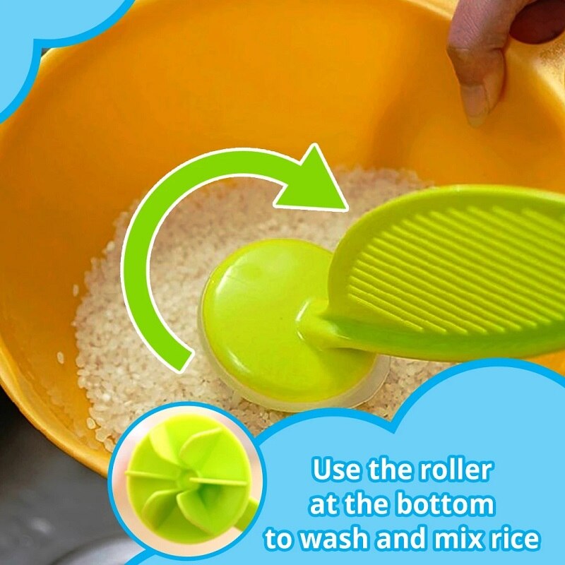 Risvasker si nudelfars rengøring køkkenværktøj vask ris praktisk køkkenudstyr afløbsanordning