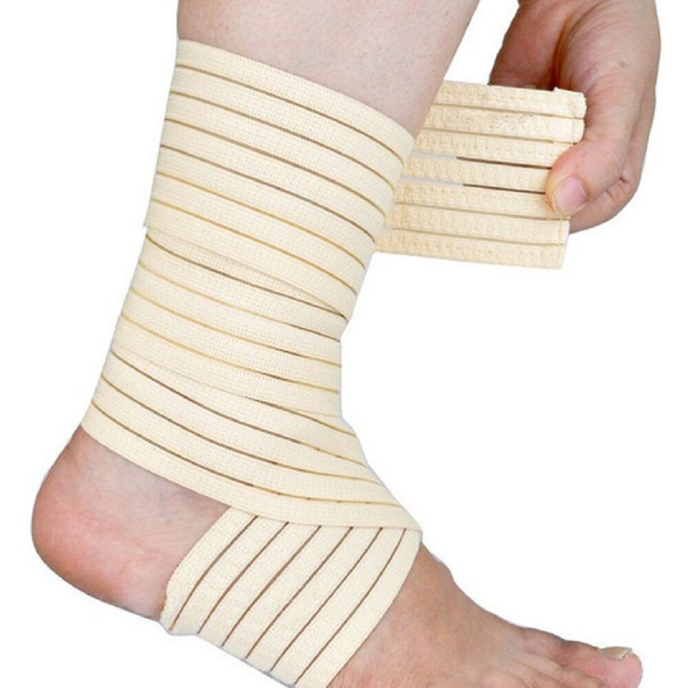 Soutien de la cheville en spirale pansement volley-ball basket-ball Orotection de la cheville bandes élastiques réglables soins des pieds orthèse de la cheville