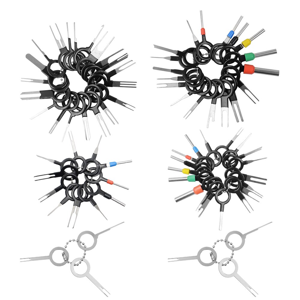 Car Terminal Removal Kit 76Pcs /lot Wiring Crimp Connector Pin Extractor Puller Terminal Repair Tools Kit