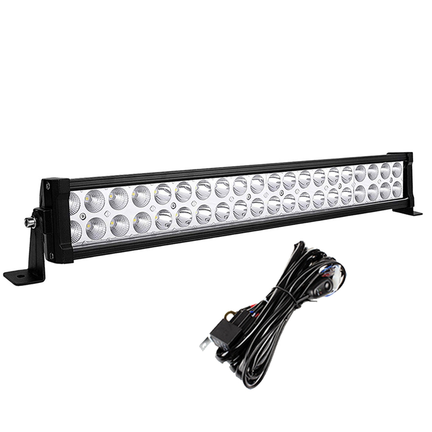 22 inch LED Light Bar LED Bar Work Light for Driving Offroad Boat Car Tractor Truck 4x4 SUV ATV 12V 24V: 22 inch with wire