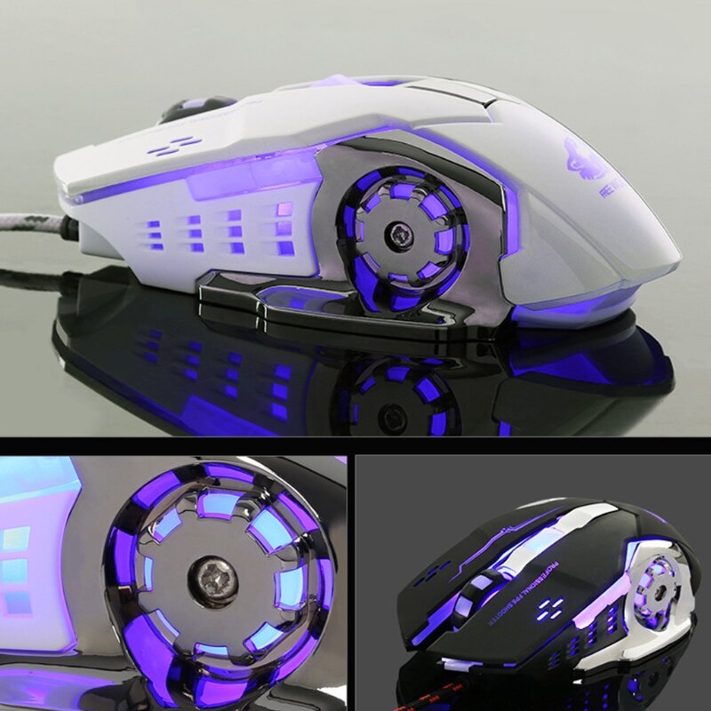 Sliding Band Feel Free To Store One-Button Controllable Manipulator Mouse Wired Gaming Desktop Mechanical Silent Mute