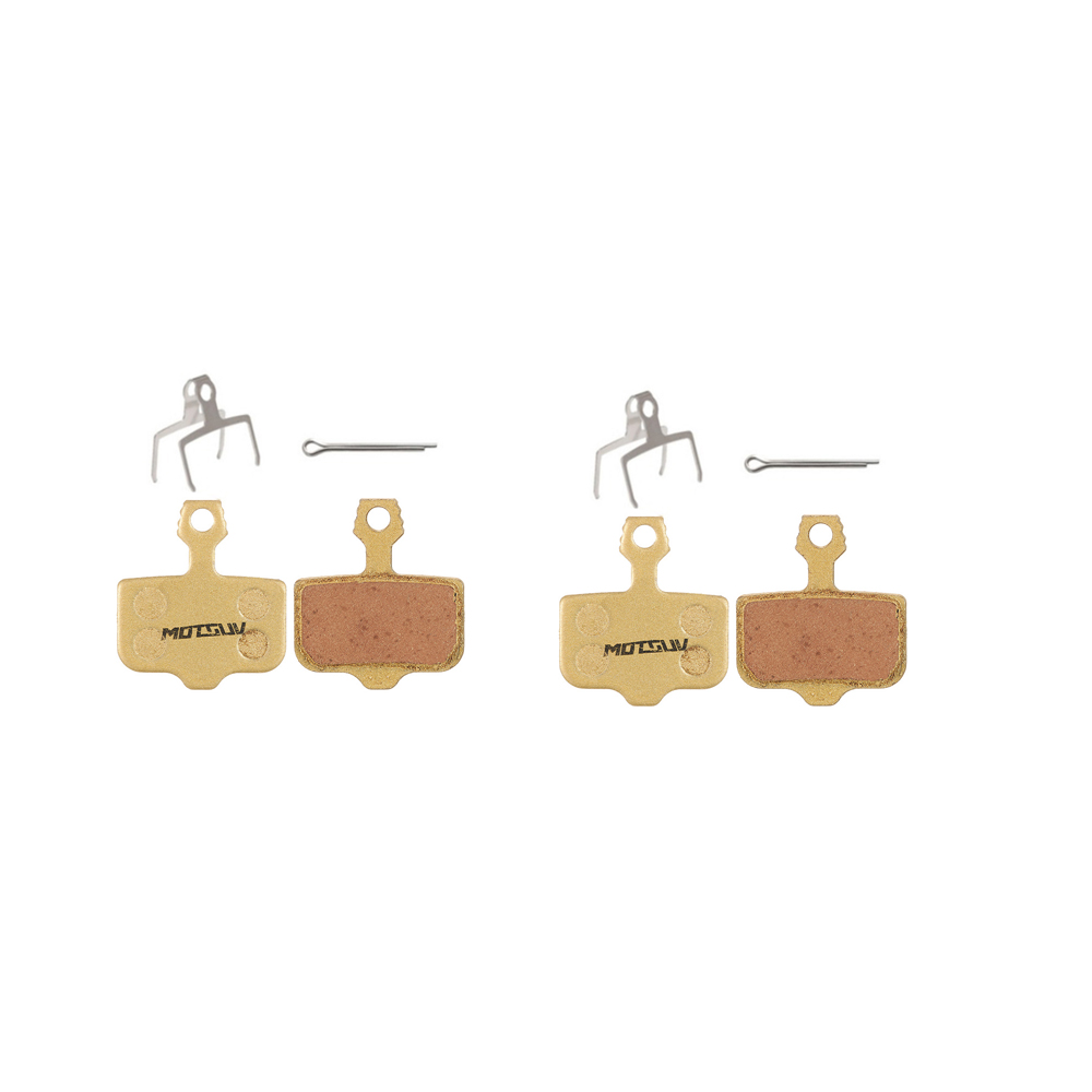 2 pares de pastillas de freno de bicicleta de resina/sinter/cerámica/cobre para AVID Elixir R/CR MAG 1 3 5 7 9, nivel SRAM, VIA GT,XO, XX, DB1 DB3 DB5: Morado