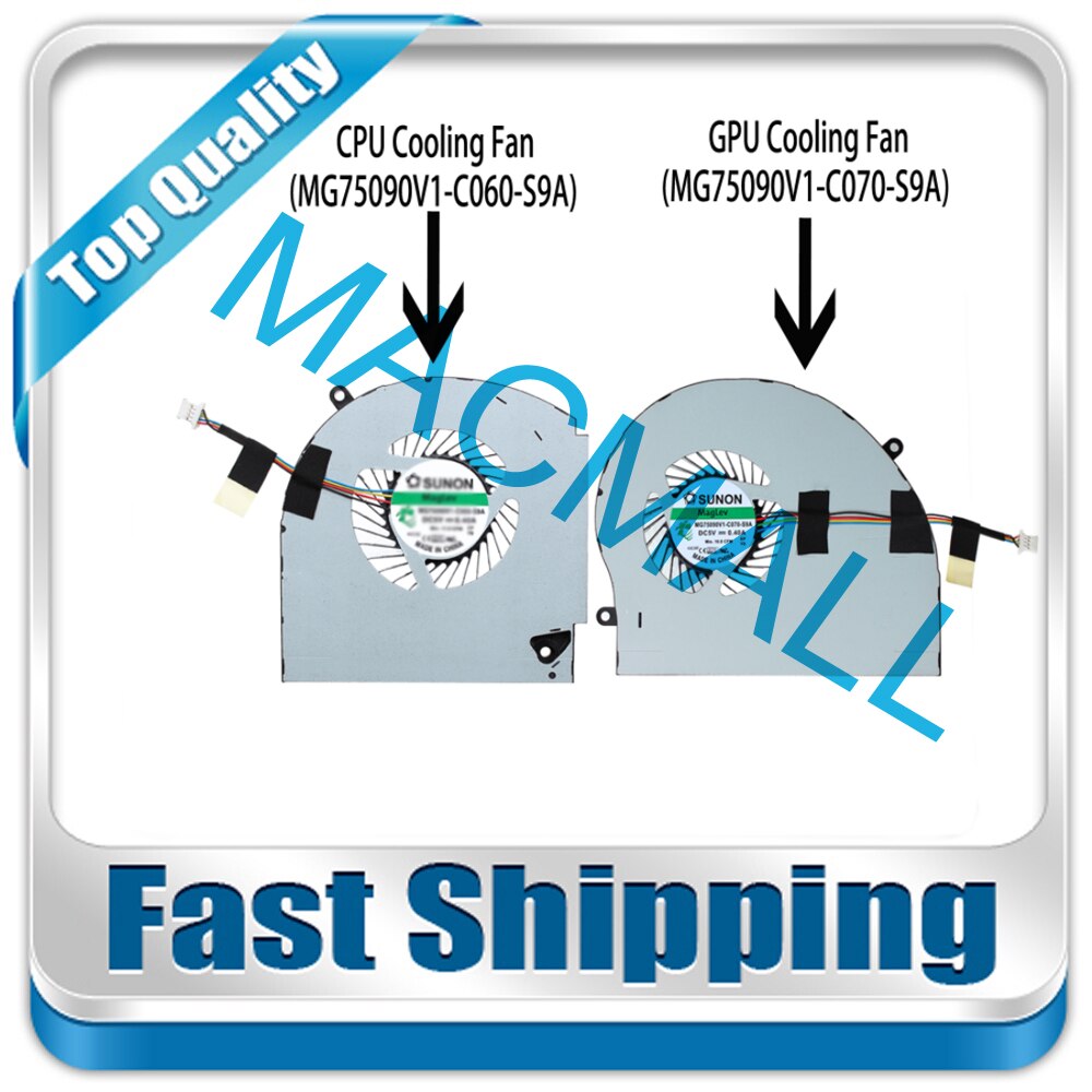 Nieuw Voor Dell Alienware 17 R4 R5 MG75090V1-C060-S9A MG75090V1-C070-S9A Vervanging Laptop Cpu Gpu Cooler Cooling Fan