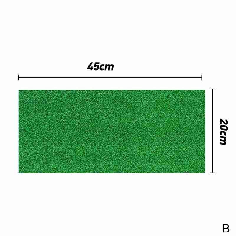 1Pcs Golf Practice Mat Backyard Residential Training Mat Holder Grass Exercise Pad Golf Pad Golf Hitting Artificial Rubber J2P0: B