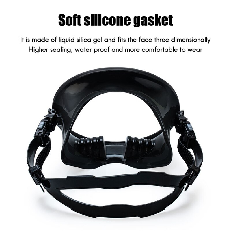 Mascarilla de buceo antigoteo para adultos, , antiniebla, gafas de natación con correa ajustable