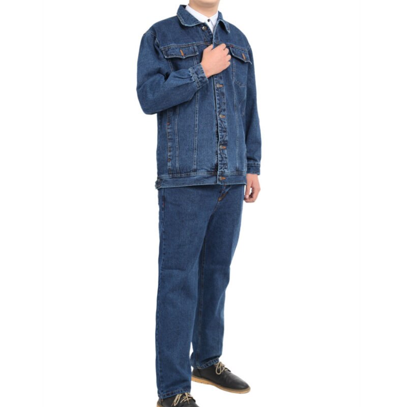 Work Clothing Man Uniform Long Sleeve Coveralls Protective Cloth for Worker Repairman Machine Auto Repair Welding DYF0099