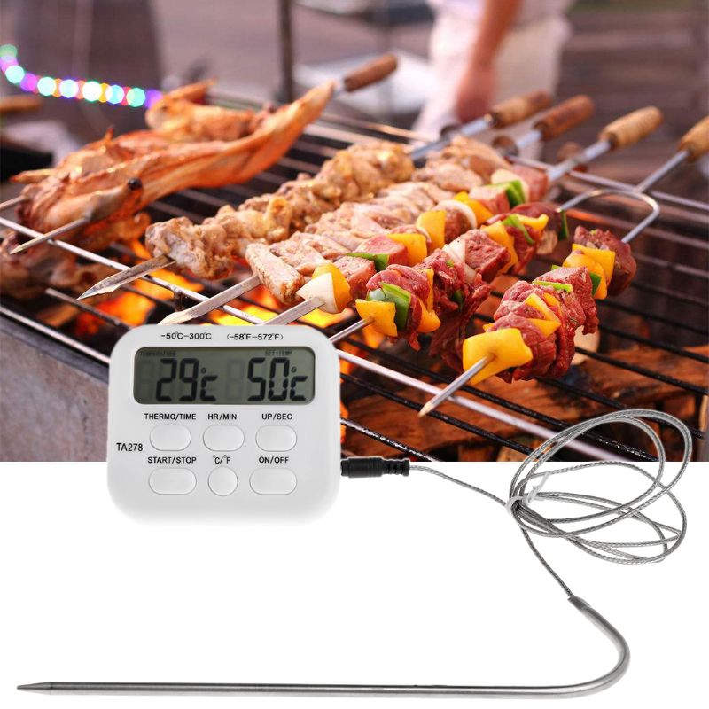 Digitale Bbq Thermometer Koken Vlees Voedsel Oven Grandado