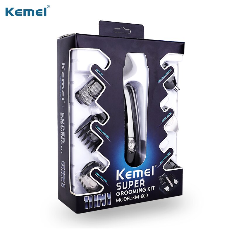 Kemei Trimmer Tondeuse Multifunctionele Baard Nose Hair Trimmer Snijmachine Elektrische Scheerapparaat Scheermes Kemei 11 In 1
