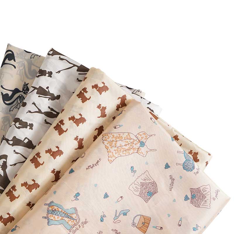 Polyester hond stof taffeta voering stof voor naaien zakken voering naaien materiaal 50x150 cm/stuk W23