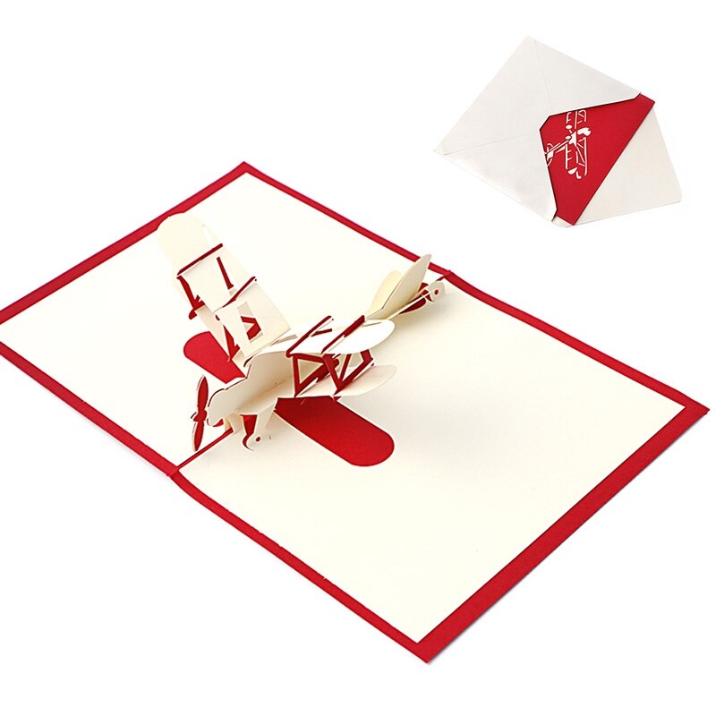 3D Up Greeting Card Handmade Happy Birthday Merry Christmas Card L4MB