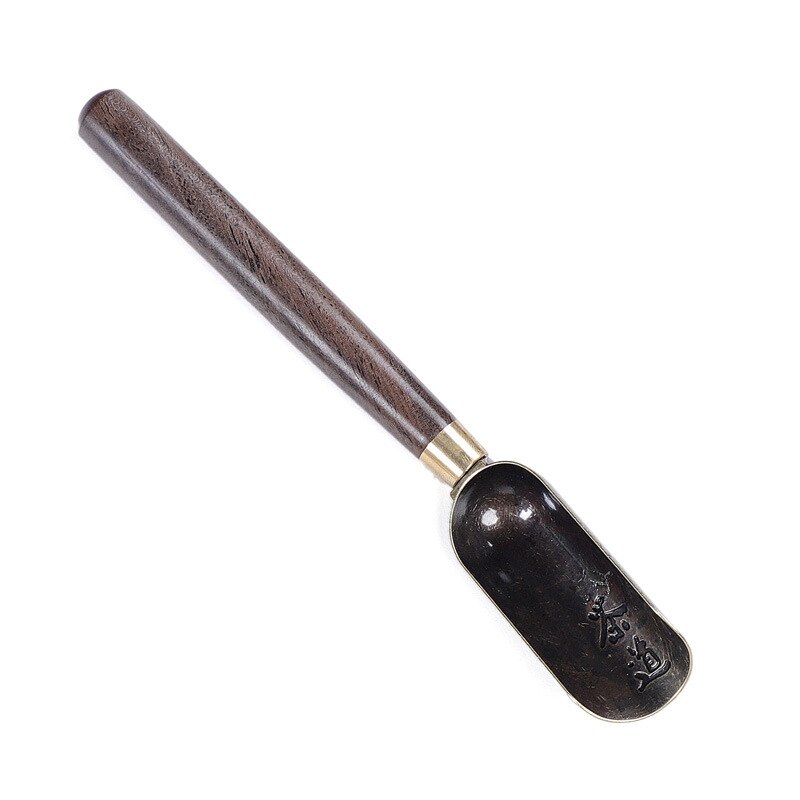 Chinese Kung Fu Tea Set Accessory Six Gentleman Tea Ceremony Tools Utensils Clip Needle Scoop Cutter Ceramic Cylinder Teaware: Teaspoon