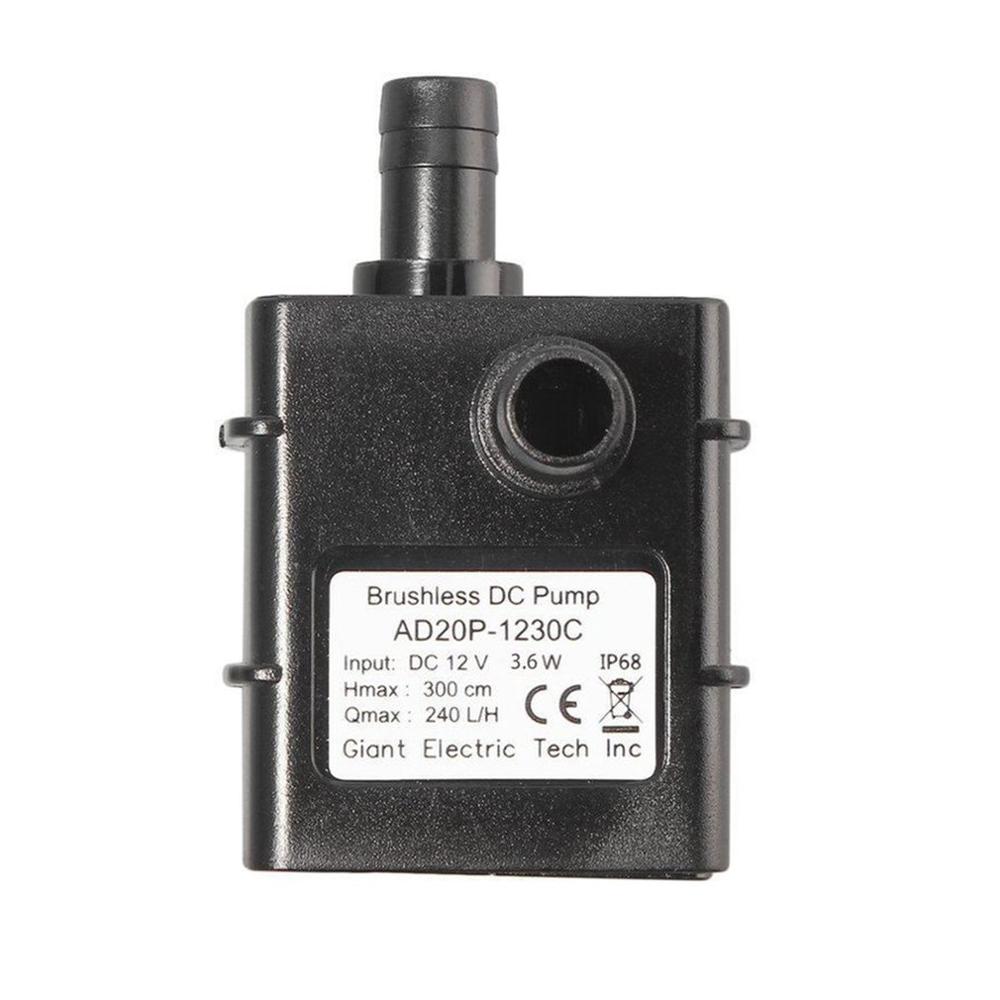 Portable Dc 12V Micro Dc Brushless Water Pump Ultra Quiet Brushless Motor Diving Pool Pump Micro Pump