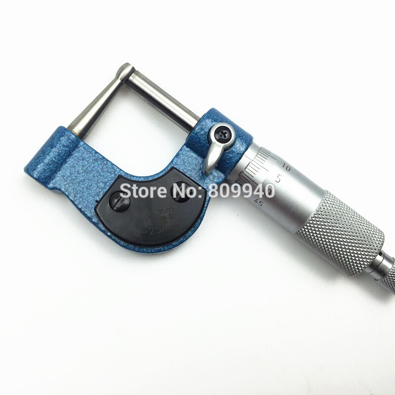 Factory Outlet 0-25mm Tube Micrometer Drum Head Thickness Micrometer Tube Wall Thickness Gauge Measuring Tools