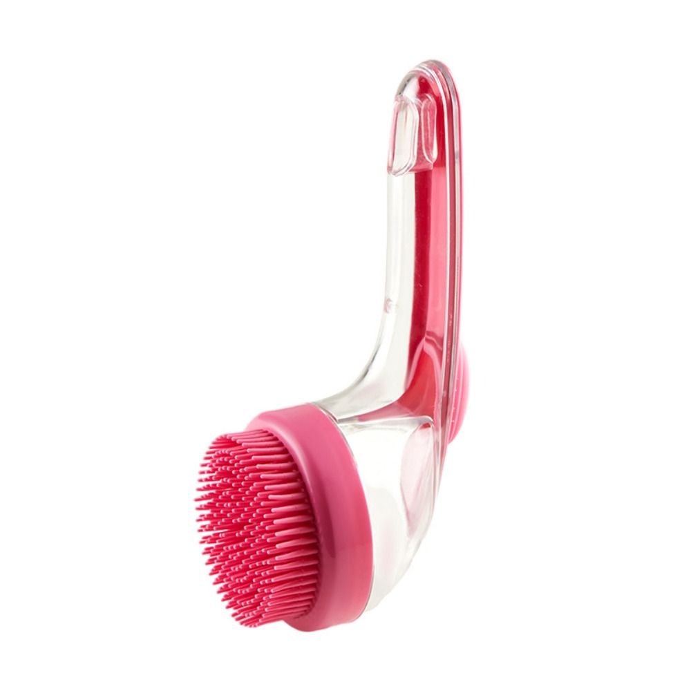 Brosse de Bain pour Animaux - Manche Long Douche Peigne - Brosse de Toilettage Chat Chien - Brosses de Nettoyage: Orange
