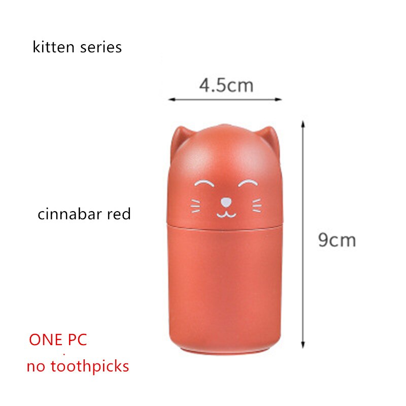 Automatic Toothpick Holder Container Household Table Toothpicks Storage Box Detachable Toothpick Dispenser for Home Decoration: orange11