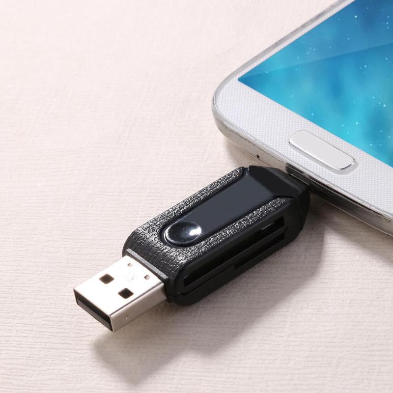 Mini USB 2.0 Micro USB Card Reader für Micro SD Karte TF Karte Adapter Stecker Spielen Bunte Wählen für Laptop PC für Huawei Andriod