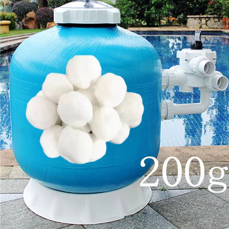 Swimming pool cleaning equipment filter material fiber ball filter material 700g
