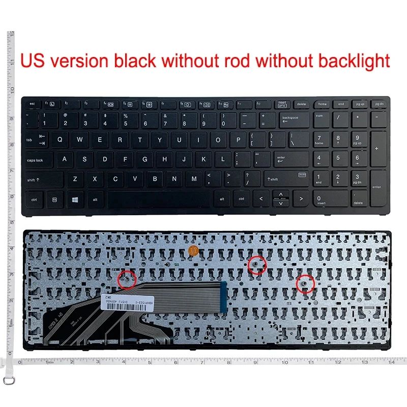 Englisch Neue Tastatur für HP für Zbook 15 G3 17 G3 uns Laptop tastatur hinterleuchtet mit rahmen
