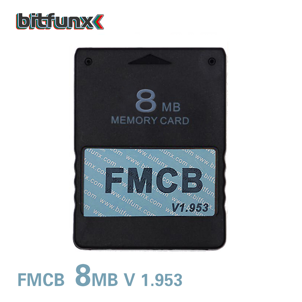 Bitfunx V1.953 Bezpłatna karta programowa McBoot FMCB OPL dla konsoli do gier PlayStation2 PS2 Fat: LIGHT BLUE