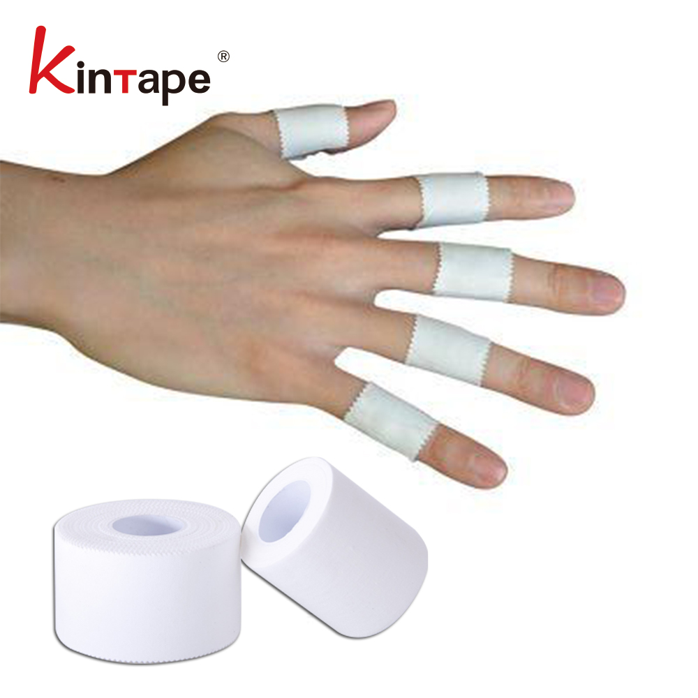 5 rollen 3,8 cm x 10 m katoenen sporttape geen elasticiteit voor atletenbescherming en inpakken omsnoeringstape fix beensokken pols