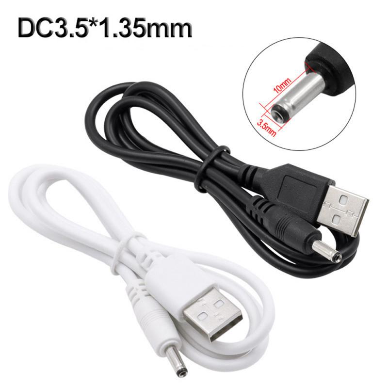 Cable de alimentación USB 2,0 macho A 3,5x1,35mm 3,5mm macho conector de barril DC 5V Cable de alimentación Cable adaptador-cargador * 3,5*1,35mm
