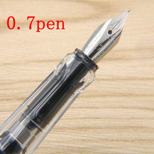 Parallel Calligraphy Fountain Pen Transparent Art Ink pen Gothic Arabic Nib Excellent Writing For Business Office Supplies: 0.7mm