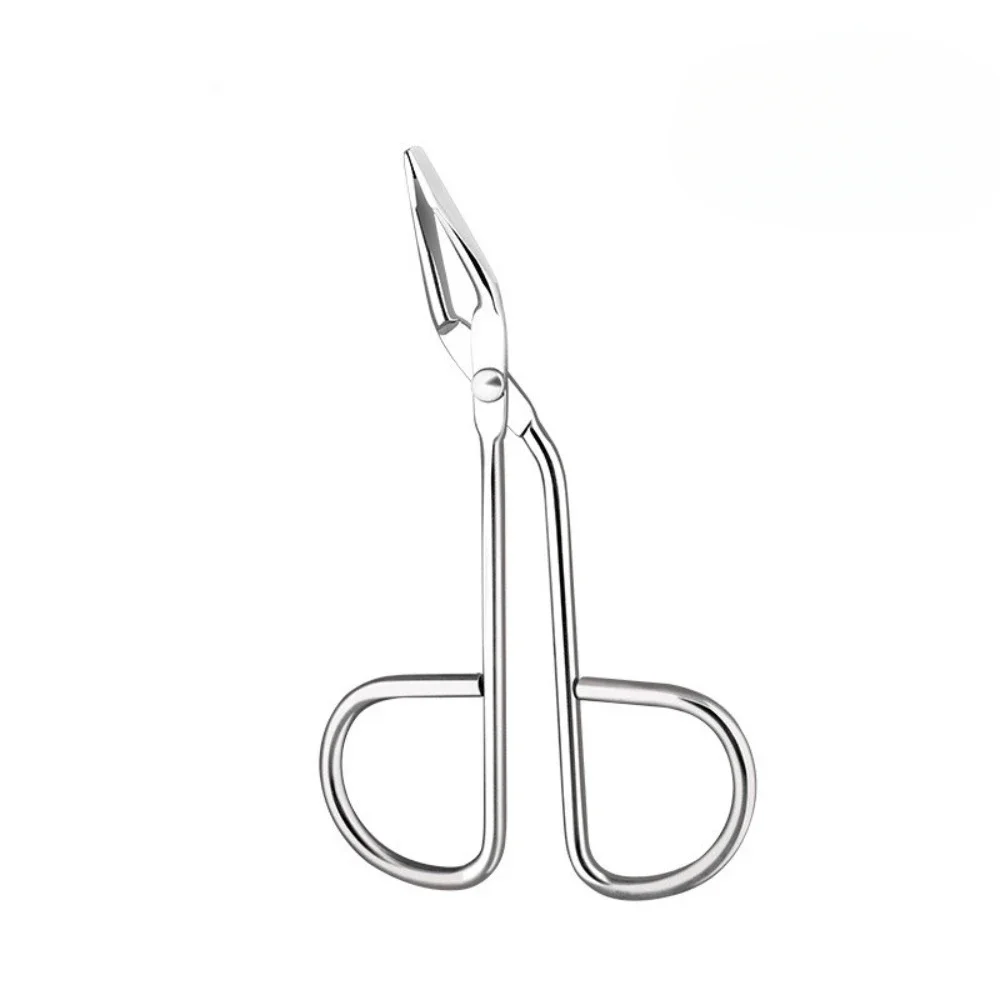 Schaar Gevormde Wenkbrauw Pincet Platte Kop Wimper Pincet Fijne Haren Trekker Oog Wenkbrauw Clips Neus Haar Verwijdering Schoonheid Make-Up Tools: Oranje