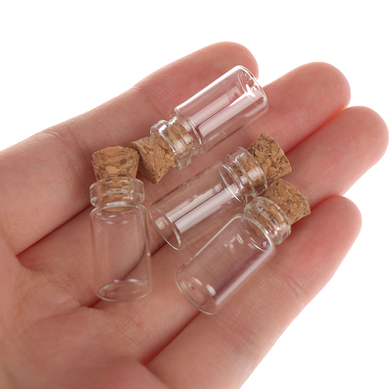 1/10Pcs 1:12 Miniatur Display Glas Flaschen Gläser mit Kork für Lebensmittel Lagerung Puppenhaus Küche Zubehör