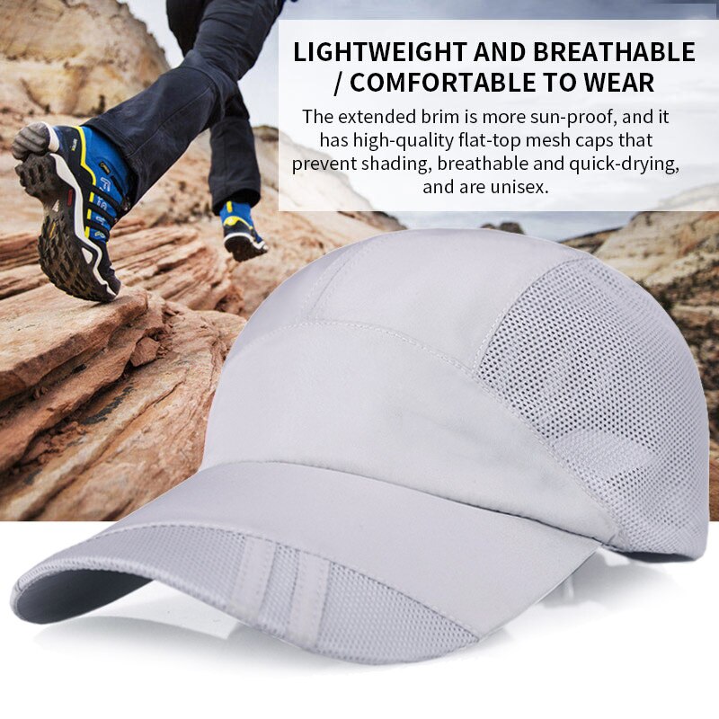 De transpirable gorra pelota Golf ajustable Casual al aire libre deportes sombreado de sombrero visera para viajar ciclismo pesca