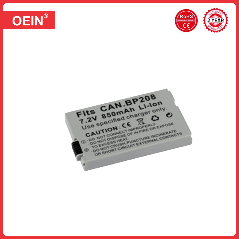 4Pcs 850mAh BP-208 BP 208 Rechargeable Battery for Canon DC10 19 DC20 DC21 DC22 DC40 DC50 DC51 DC95 DC100 DC200 201 210 211: WHITE
