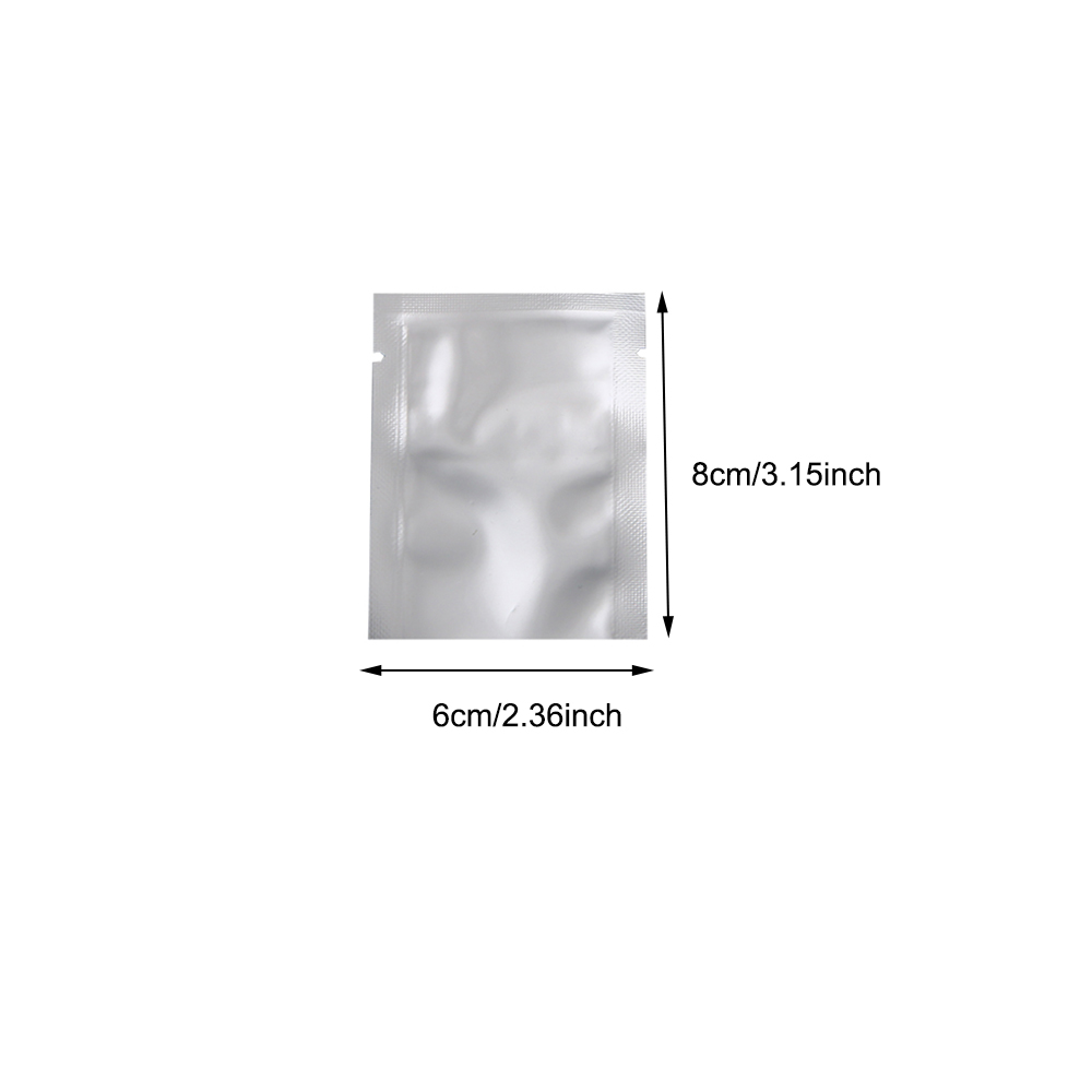 Silver Pure Aluminum Foil Package Bag Coffee Sugar Pouches Open Tops Heat Seal Vacuum Mylar Foil Bags for Spice Powder Storage: VIOLET/紫罗兰