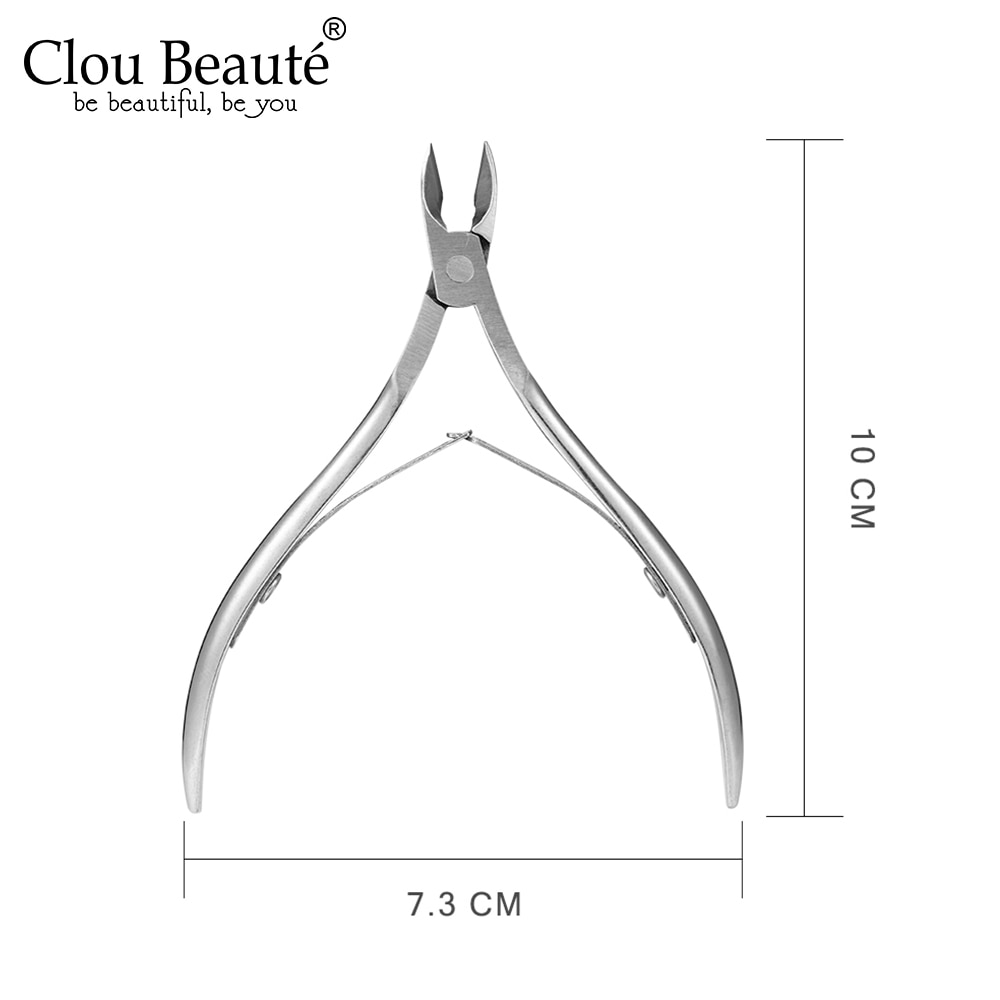 Clou Beaute ongle pinces à cuticules pinces à ongles ciseaux à peau ongle acier inoxydable ciseaux à ongles pour manucure