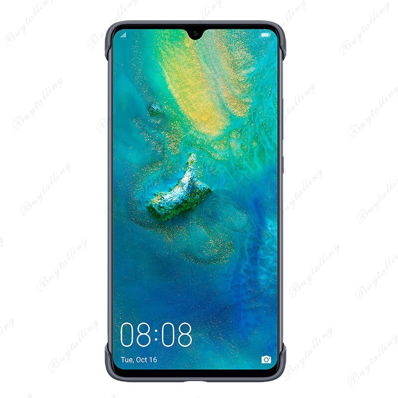 Originele Officiële Huawei mate 20 X leather case met pu voor Back Cover HUAWEI Mate 20 X Case cover