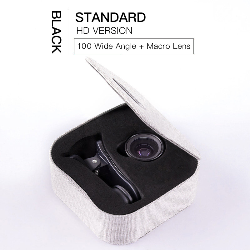Baseus Mobile Phone Lens Wide Angle Fish eye Fisheye 15X Macro Camera Lens For iPhone Xs Max Xr X Samsung S10 S9 Huawei P30 Pro: Standard Black
