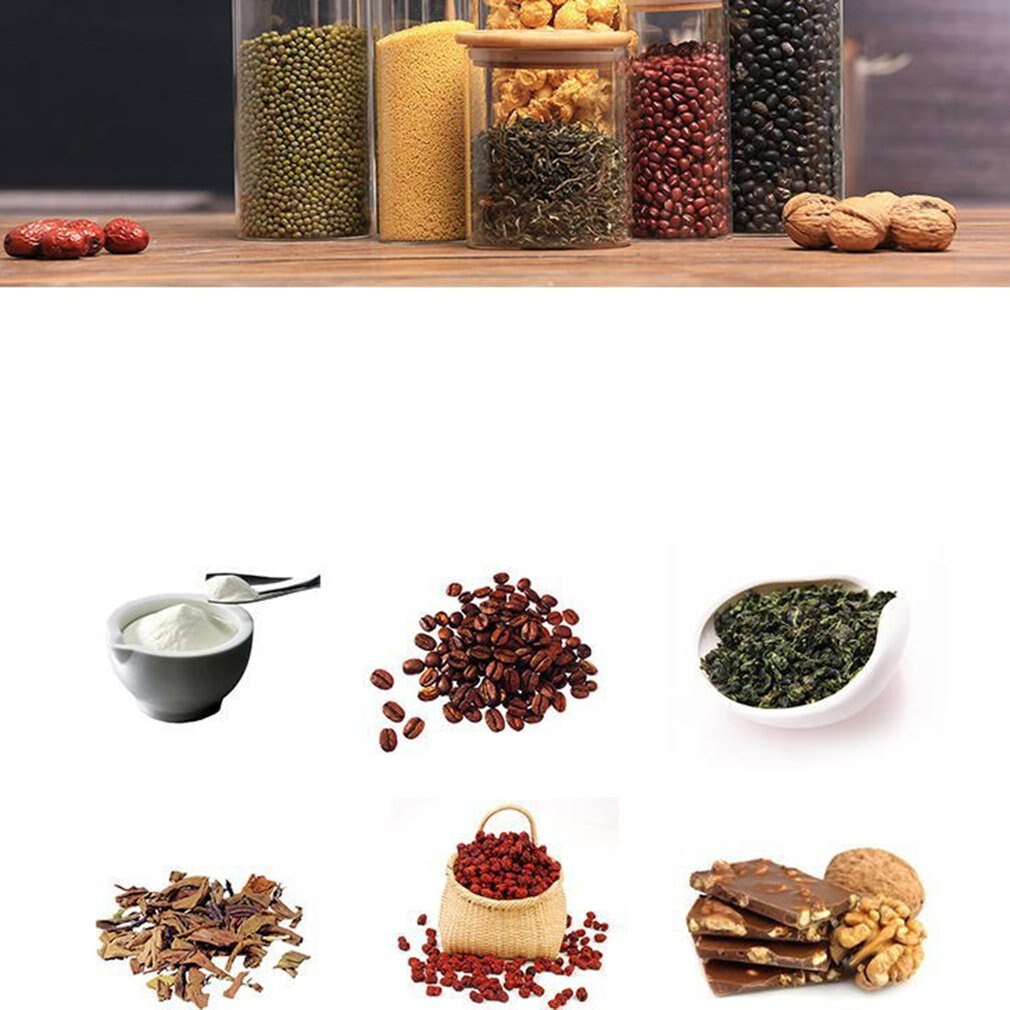 Multifunctional Storage Bottle Stackable Transparent Glass Kitchen Dried Fruit Snack Storage Bottle Food Bulk Sealed Container