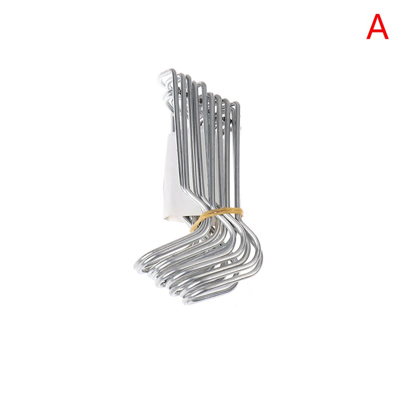 Pipe support fixing clamp Connector Steel Pressing spring Wire clip buckle for garden Greenhouse building Hardware 4Size: A 8mm