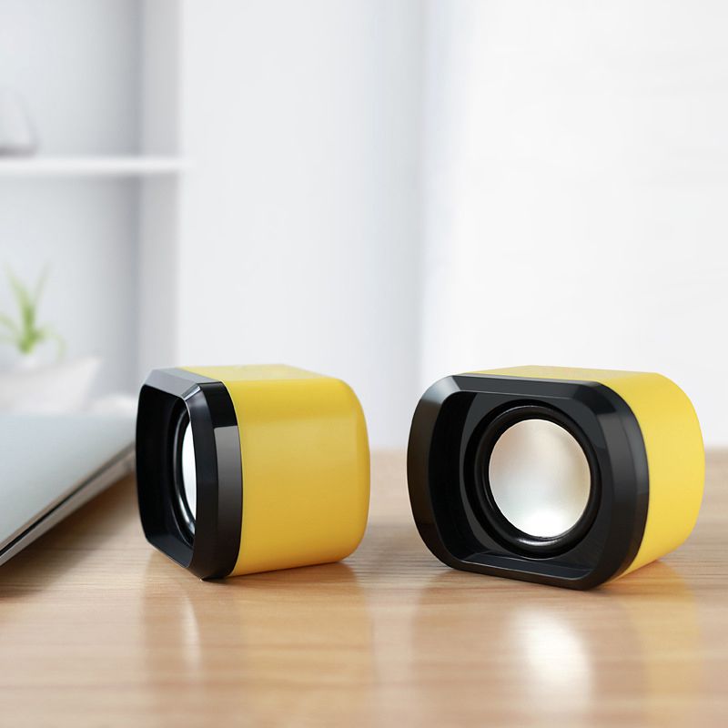 Laptop Desktop Computer Bass Surround sound Speakers USB Mini Multimedia Phone Subwoofer Home Office Stereo Speakers