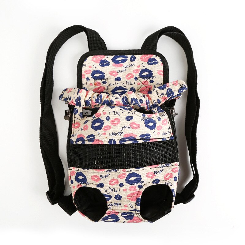 Sac à dos kangourou réglable pour animaux de compagnie, accessoire de transport pour chiens et chats: B / M